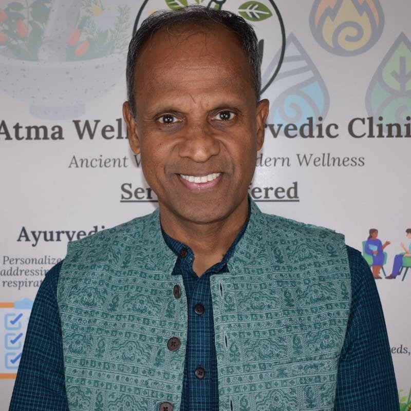 Portrat of Murali Swaminathan - Ayurvedic practitioner